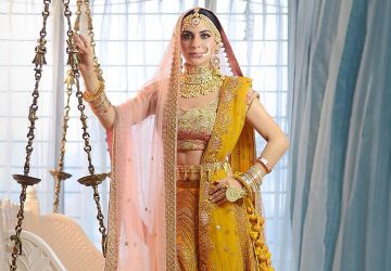 SHRADDHA ARYA CHOSE TO WEAR A *MUSTARD LEHENGA* FOR HER BRIDAL SHOOT & WE ARE IN LOVE!!