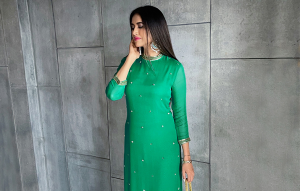 Alisha Pekha's Kurta Set Is Making Us Go Green With Envy