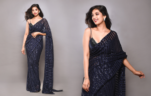 The Actress Digangana Suryavanshi Looks Sensuous In KALKI’s Shimmer Saree