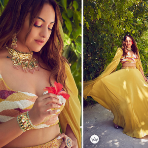 Check Out Sonakshi’s Delightful KALKI Outfits For Lifestyle Asia Magazine