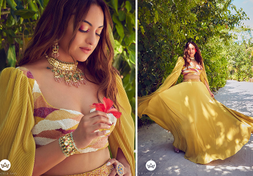 Check Out Sonakshi’s Delightful KALKI Outfits For Lifestyle Asia Magazine