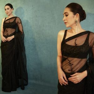 Karishma Kapoor Looks A Beauty Beyond Compare In A Sabyasachi Sheer Saree