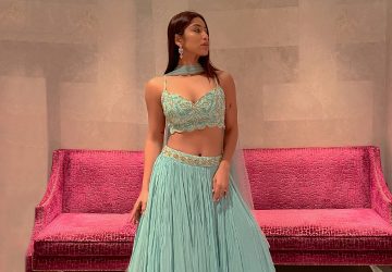 Santoshi Stuns In Newest Fashion Rage- Crop Top Lehenga From Siddhi Karwa x KALKI