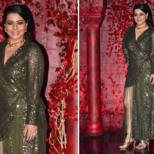 Check Out Shimmer Fashion Goals By Kajol In Deme By Gabriella X KALKI Ensemble