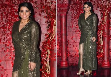 Check Out Shimmer Fashion Goals By Kajol In Deme By Gabriella X KALKI Ensemble