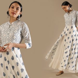 You Can’t Get Enough Of This Stylish Long White Kurtis From KALKI