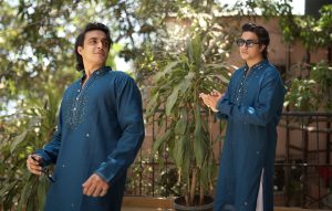 Nothing Says Handsome Than This Bright Ethnic Kurta From Kalki Donned By Tanzeel Khan
