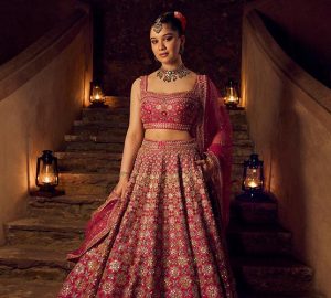 Sara Tendulkar’s Pink Floral Lehenga Looks Like An Undeniably Unique Choice For Brides