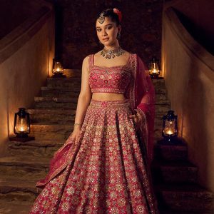 Sara Tendulkar’s Pink Floral Lehenga Looks Like An Undeniably Unique Choice For Brides