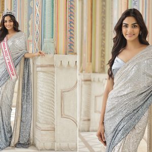 5 Stunning Shimmer Sarees For Your Trousseau