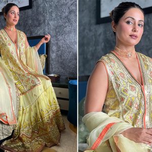 We Are Loving Hina Khan's Pretty Yellow Outfit