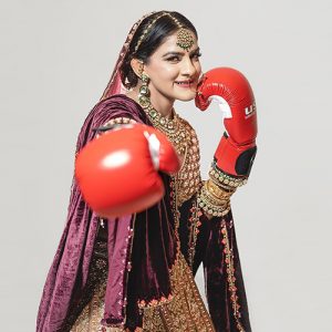 Dhakad Queen Ritu Packs A Punch In Kalki's Wedding Lehenga