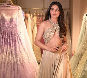 Get your glam on with shimmery wedding fits like Ginni Kapoor