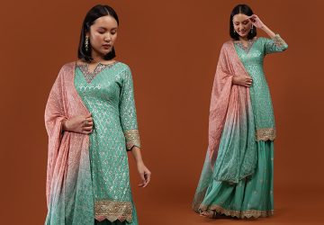 Look No Less Than A Stunning Diva In These Bandhani Salwar Kameez
