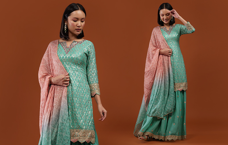 Look No Less Than A Stunning Diva In These Bandhani Salwar Kameez