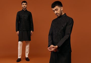 8 New Men's Black Kurta Designs To Style In Different Occasions