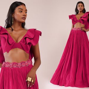 How To Choose Crop Top Lehenga As Per Body Type