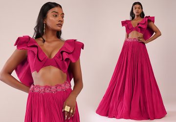 How To Choose Crop Top Lehenga As Per Body Type