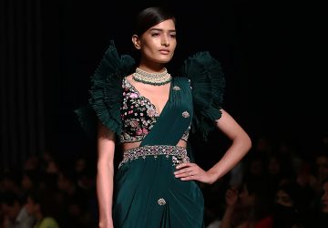 Ruffle Saree Designs To Transform You Into A Spring Fairy
