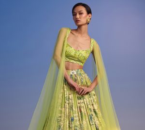8 Envy-Inducing Green Navratri Lehenga Choli Outfits