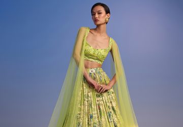 8 Envy-Inducing Green Navratri Lehenga Choli Outfits