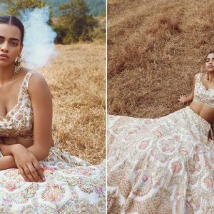 Enchanted Frost Tales of Ivory Lehengas and Fairytale Dreams