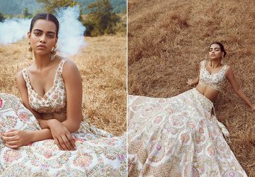 Enchanted Frost Tales of Ivory Lehengas and Fairytale Dreams