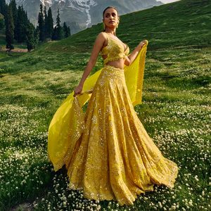 How to Style Yellow Lehengas for Navratri Nights