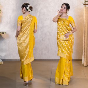Step-by-Step Tutorial for Gobbe Saree Draping