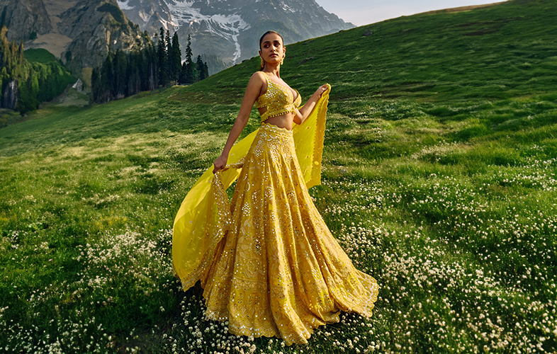 Yellow Colour Outfits For Haldi Ceremony For Brides And Bridesmaid