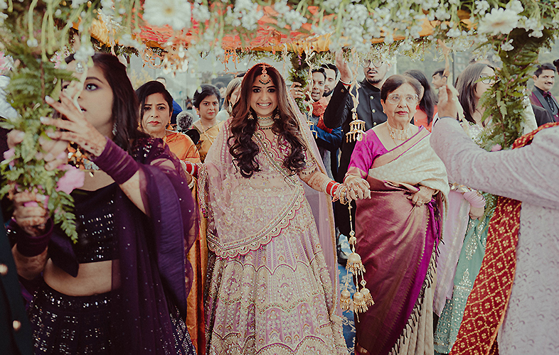 A Wedding Lehenga That Truly Made Sakshi's Day Magical!