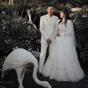 Khushali Defying All Cliches, Chose To Wear A White Lehenga For Wedding
