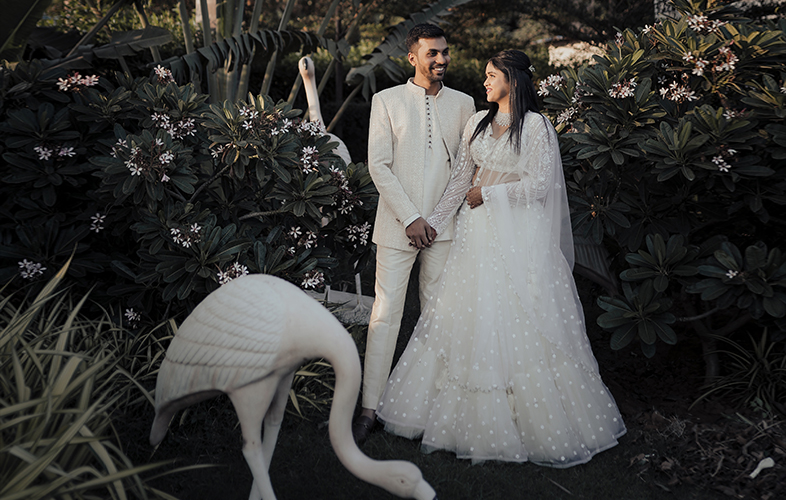 Khushali Defying All Cliches, Chose To Wear A White Lehenga For Wedding