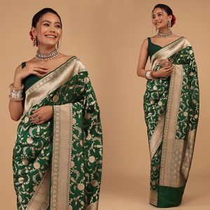 5 Banarasi Silk Sarees That You Can Wear on Your Engagement Day