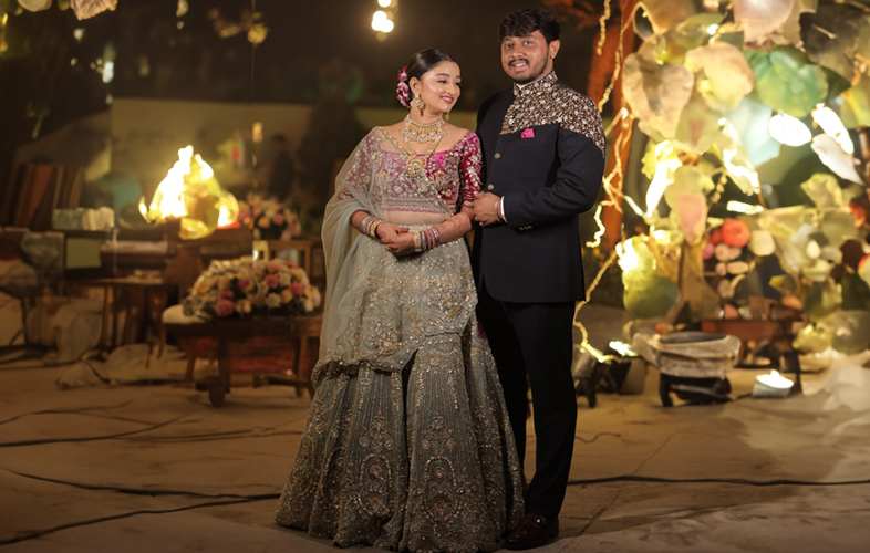 From Instagram Scrolling To Strolling Down The Aisle:  Kshama’s Bridal Lehenga  Hunt Story