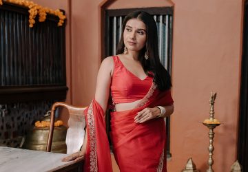 In Vogue: Black and Red Sarees Redefining Trendy Fashion