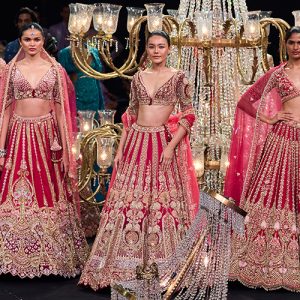 ‘Bridal Red’ Takes Centerstage As KALKI Showcases INARA At LFW