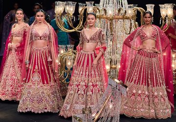 ‘Bridal Red’ Takes Centerstage As KALKI Showcases INARA At LFW