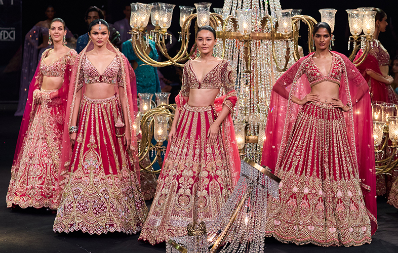 ‘Bridal Red’ Takes Centerstage As KALKI Showcases INARA At LFW