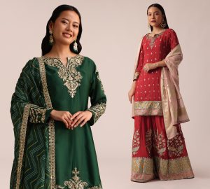 Classic Meets Contemporary: Stunning Salwar Suits for Karwa Chauth