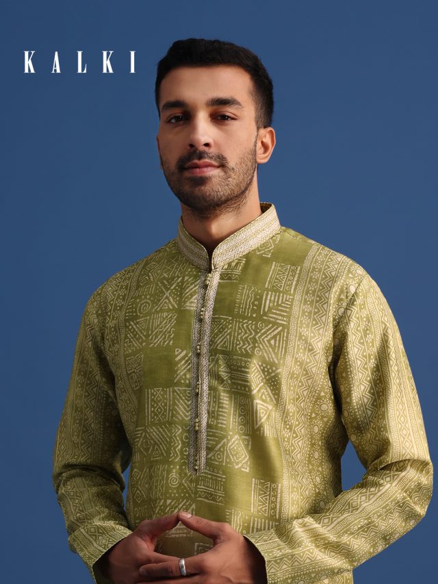 Look Dapper In KALKI Fashion’s Top 5 Dashing Printed Kurta For Men