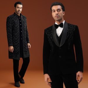 Velvet Wedding Suit