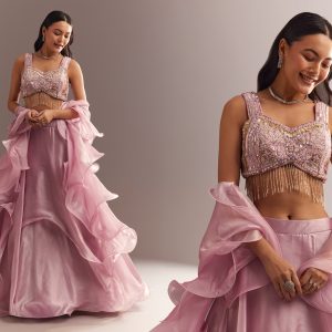 Ruffle Lehenga