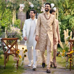 October Wedding Groom Trends: Sherwanis to Indo-Western Sets