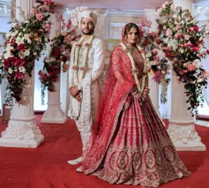 Rinkal Jain’s Red Varmala Lehenga Moment in Bangalore