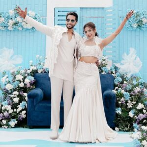 Rinkal_Jain’s_Blue_and_White_Carnival_Magic_at_Her_Bangalore_Wedding