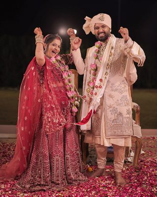 Shivani’s Magenta Bridal Dream Amid the Natural Beauty of Sasan Gir
